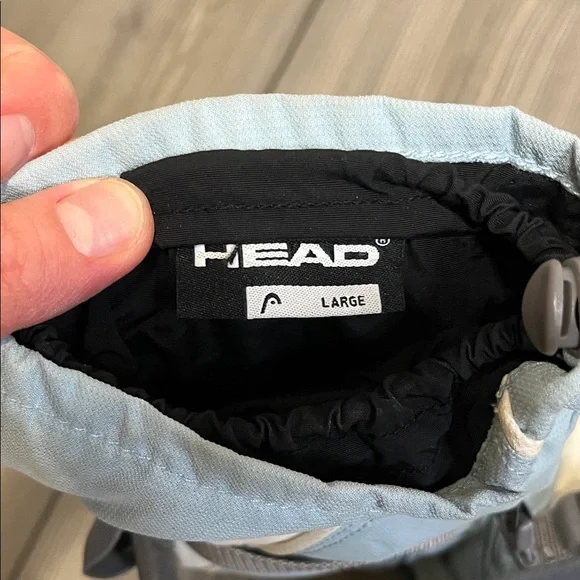 Women’s Head Blue and White Ski Gloves Size L - Picture 2 of 11